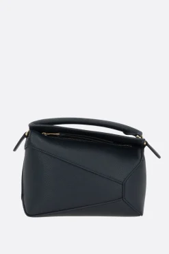 Borse A Mano>LOEWE borsa a mano Puzzle mini in pelle martellata Blu