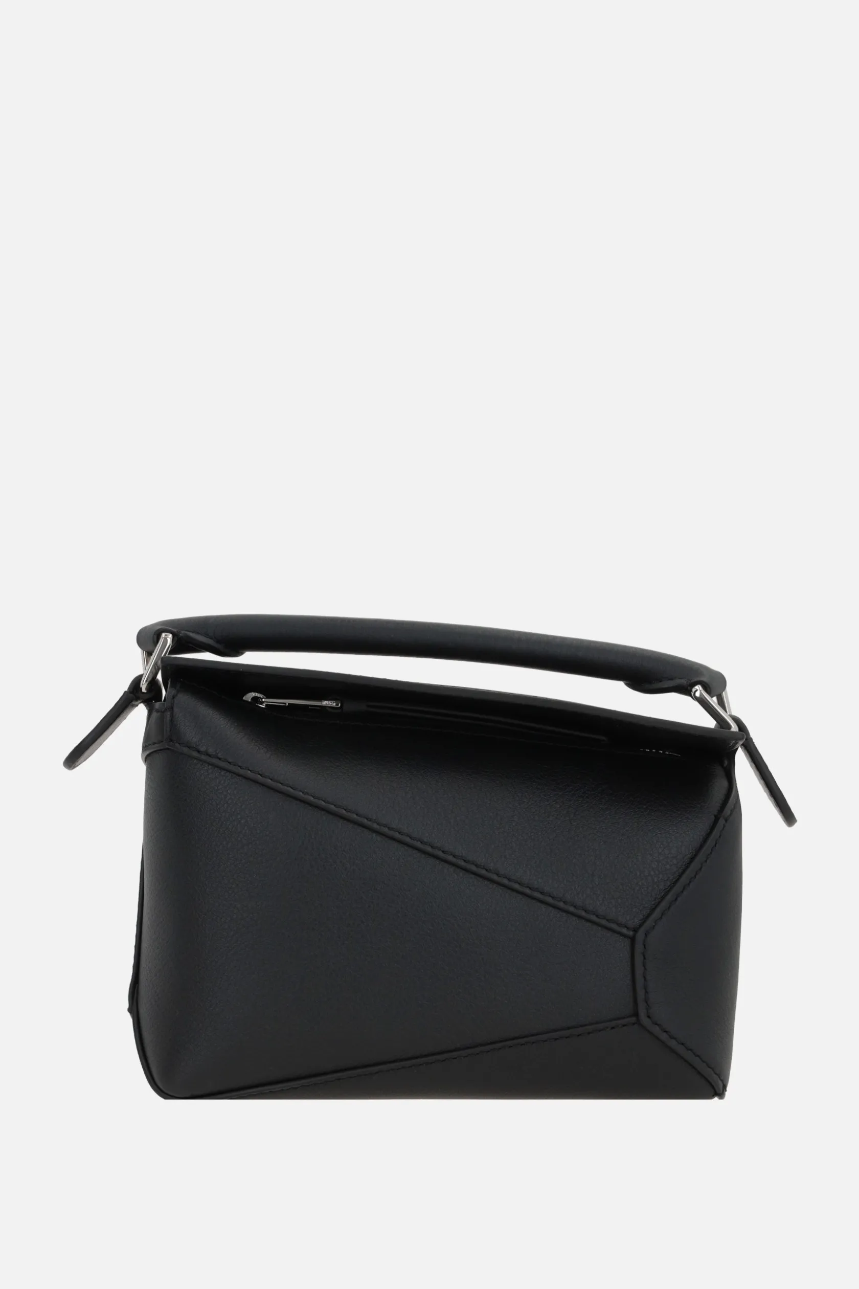 Borse A Mano>LOEWE borsa a mano Puzzle mini in pelle Classic Nero