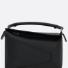 Borse A Mano>LOEWE borsa a mano Puzzle small in pelle Classic Nero