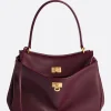 Borse A Mano>BALENCIAGA borsa a mano Rodeo small in pelle liscia Rosso