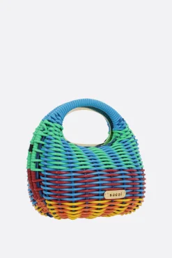 Borse A Mano>SACAI borsa a mano Round in PVC Multicolor