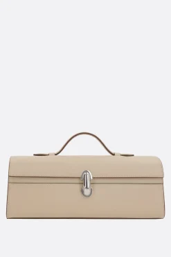 Borse A Mano>SAVETTE borsa a mano Slim Symmetry Pochette in pelle liscia Neutro