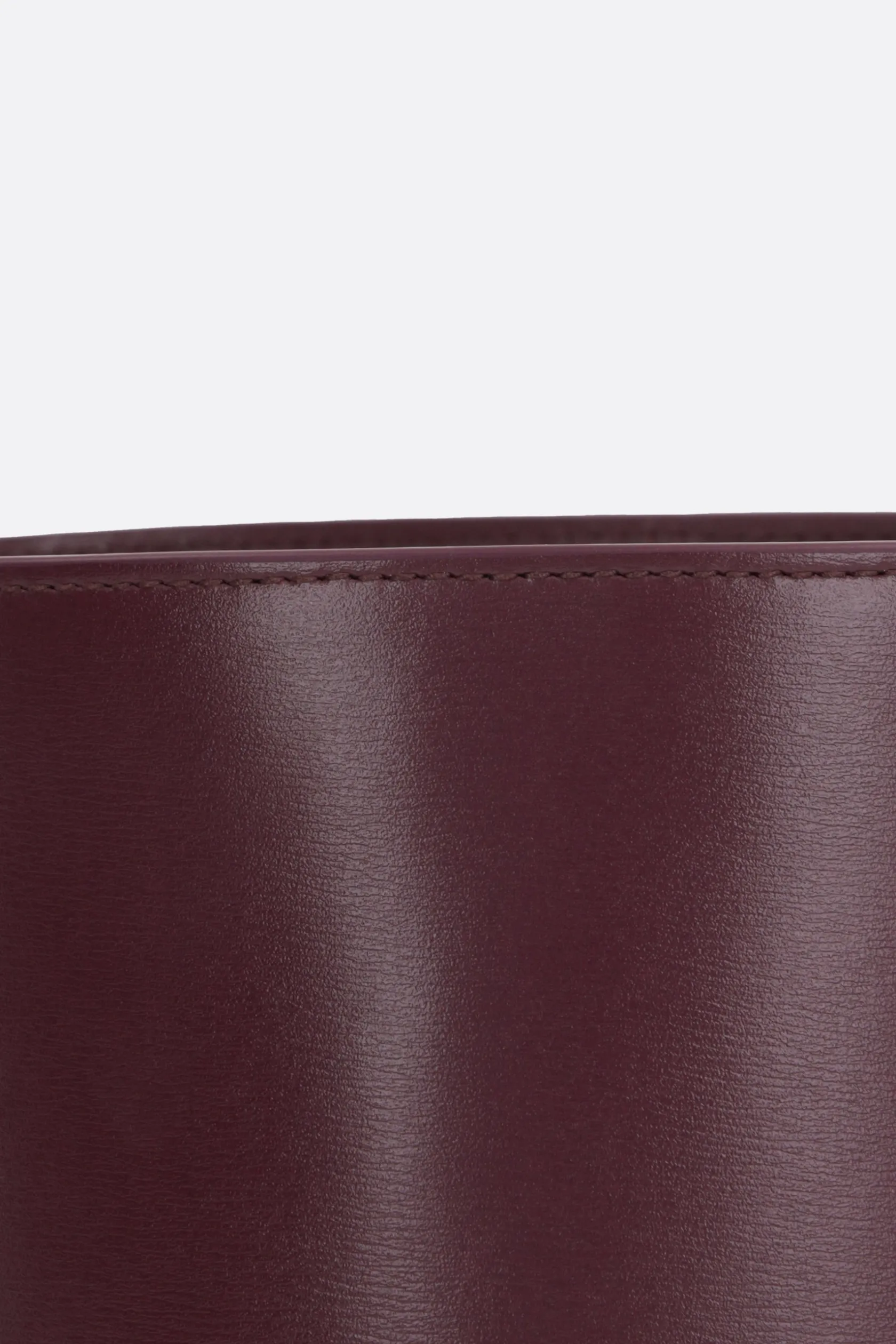Borse A Tracolla>JIL SANDER borsa a secchiello Cannolo in pelle liscia Rosso