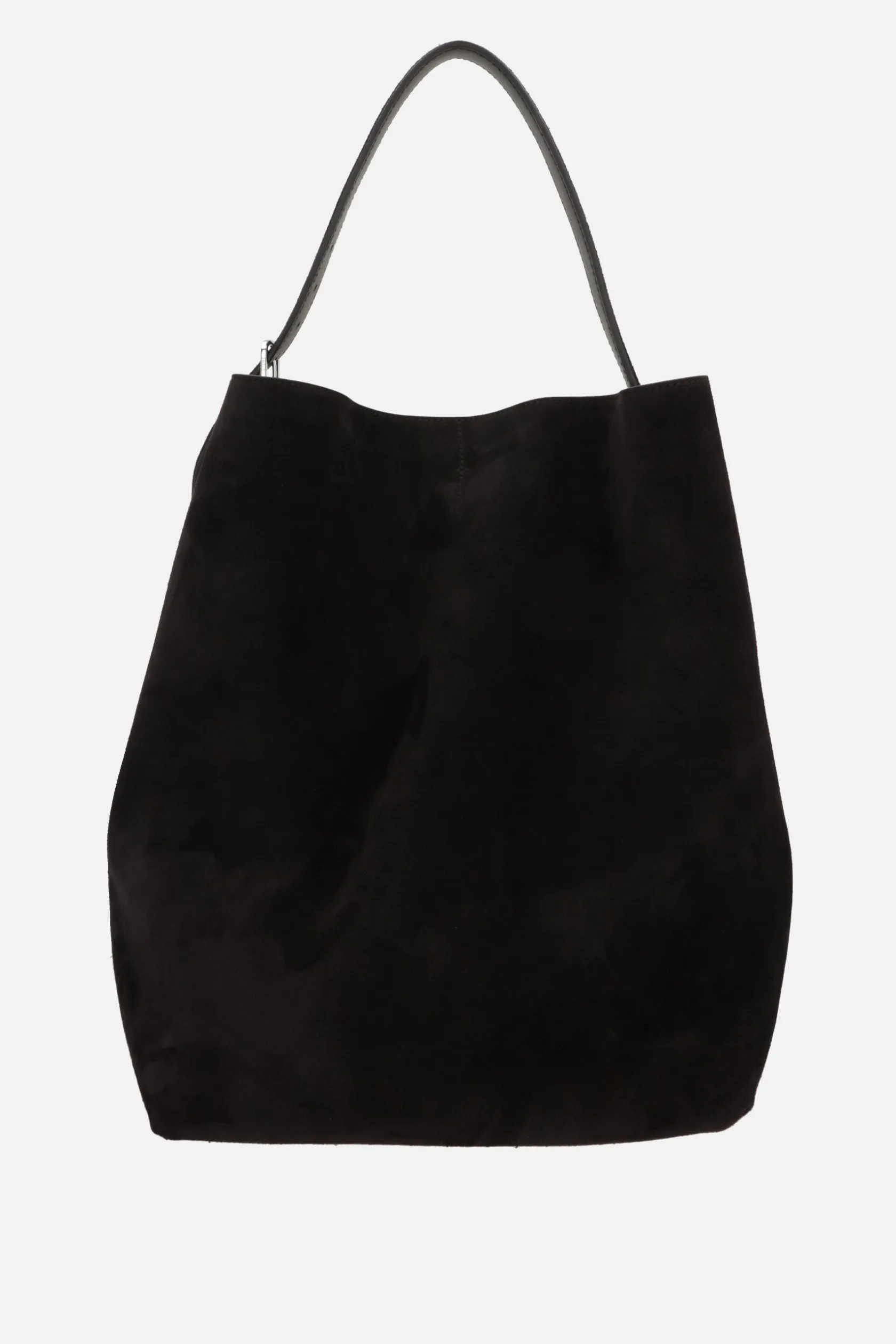 Borse A Tracolla>TOTEME borsa a spalla Belted in suede Marrone