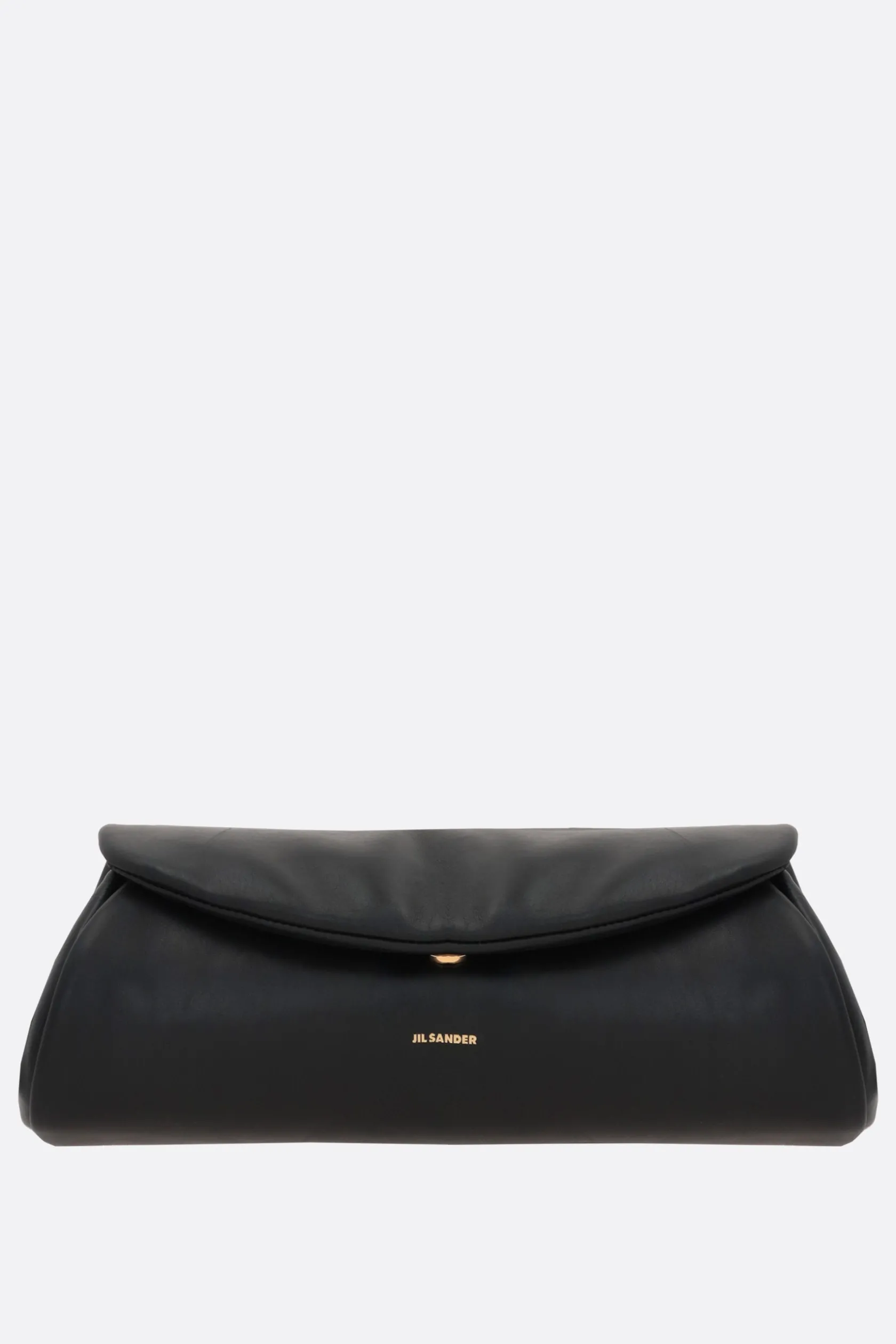 Borse A Tracolla>JIL SANDER borsa a spalla Cannolo small in pelle imbottita Nero