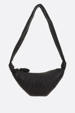 Borse A Tracolla>LEMAIRE borsa a spalla Croissant small in nappa Marrone