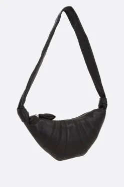 Borse A Tracolla>LEMAIRE borsa a spalla Croissant small in nappa Marrone