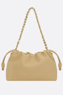 Borse A Tracolla>LOEWE borsa a spalla Flamenco Purse in nappa Neutro