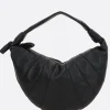 Borse A Tracolla>LEMAIRE borsa a spalla Fortune Croissant in nappa Nero