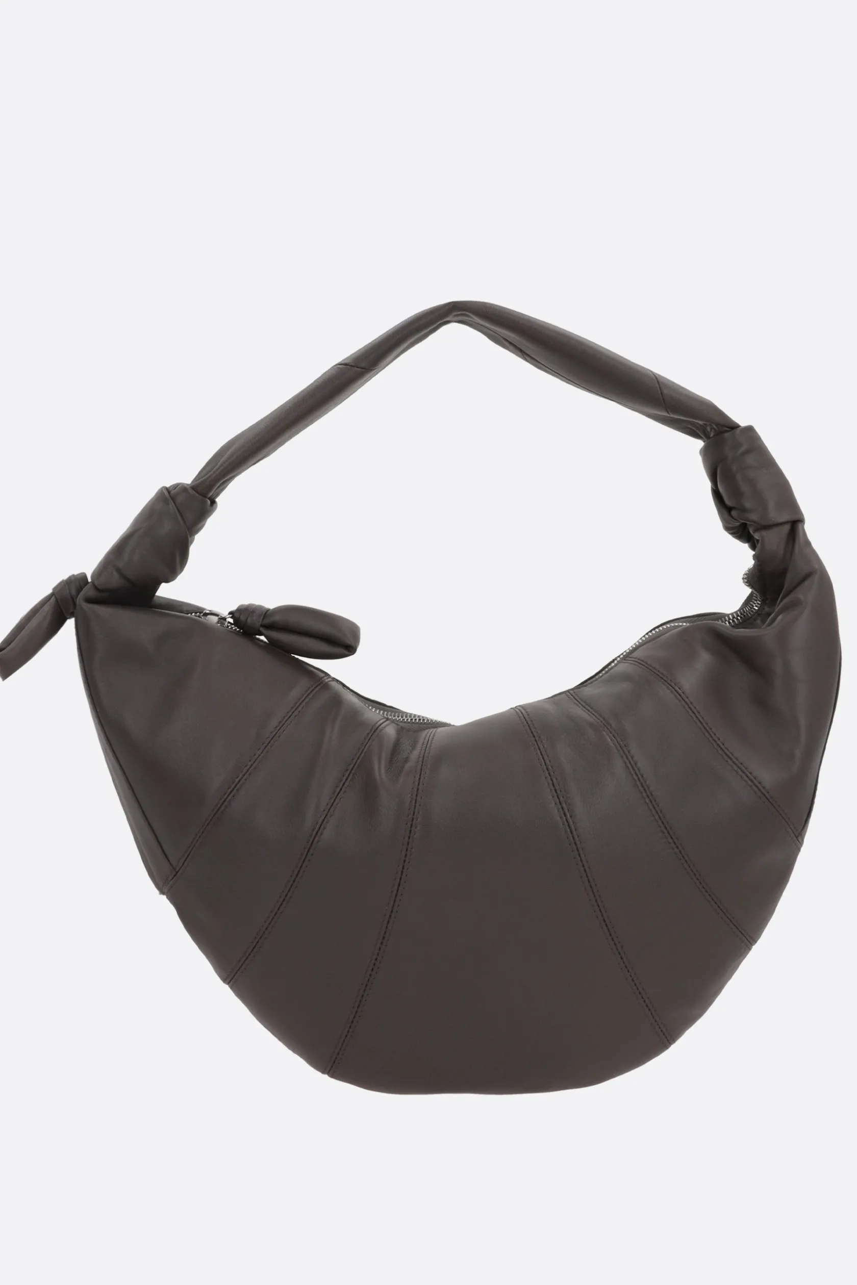 Borse A Tracolla>LEMAIRE borsa a spalla Fortune Croissant in nappa Marrone