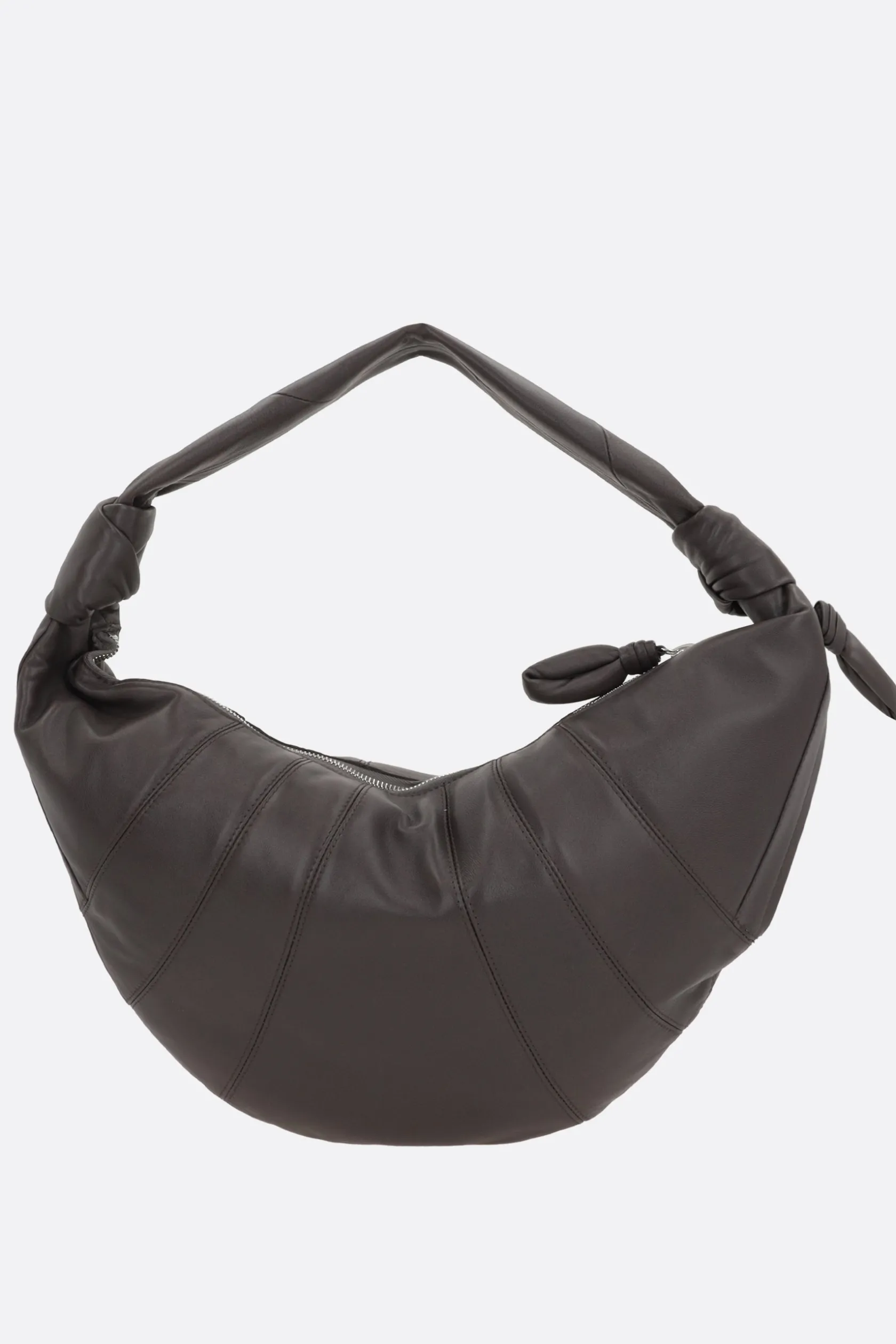 Borse A Tracolla>LEMAIRE borsa a spalla Fortune Croissant in nappa Marrone