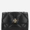 Borse A Tracolla>TORY BURCH borsa a spalla Kira in pelle matelassé Nero