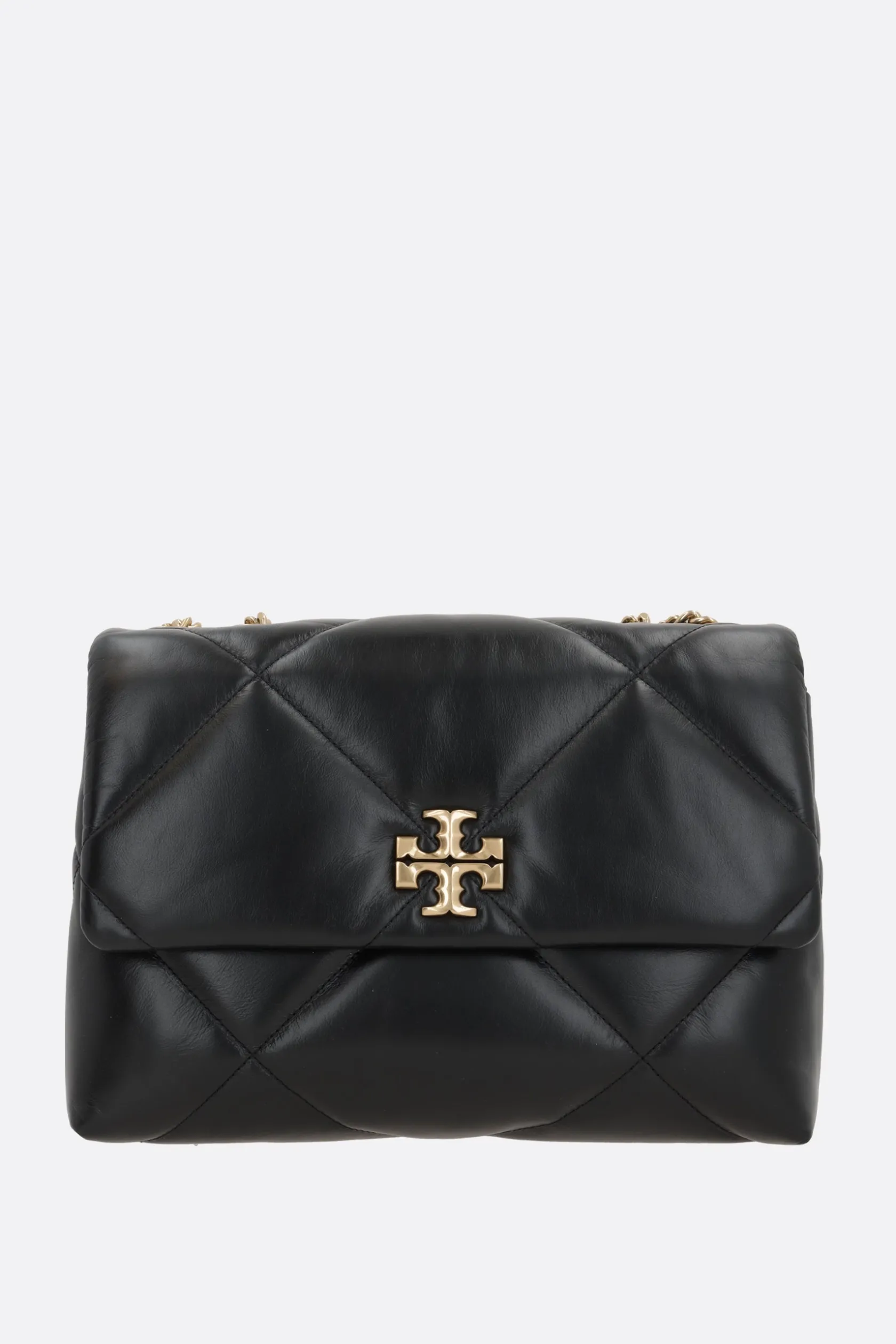 Borse A Tracolla>TORY BURCH borsa a spalla Kira small in pelle matelassé Nero