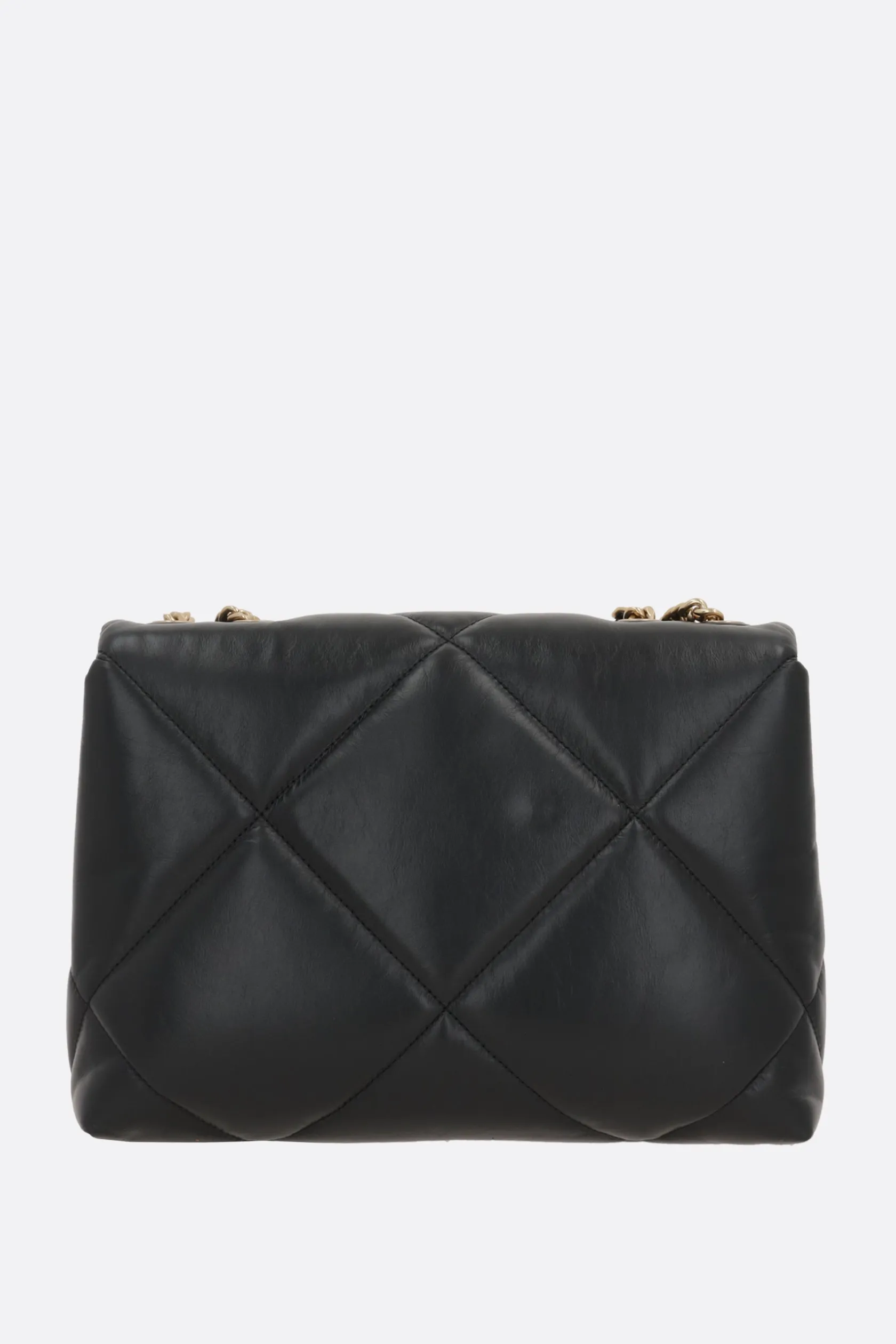 Borse A Tracolla>TORY BURCH borsa a spalla Kira small in pelle matelassé Nero