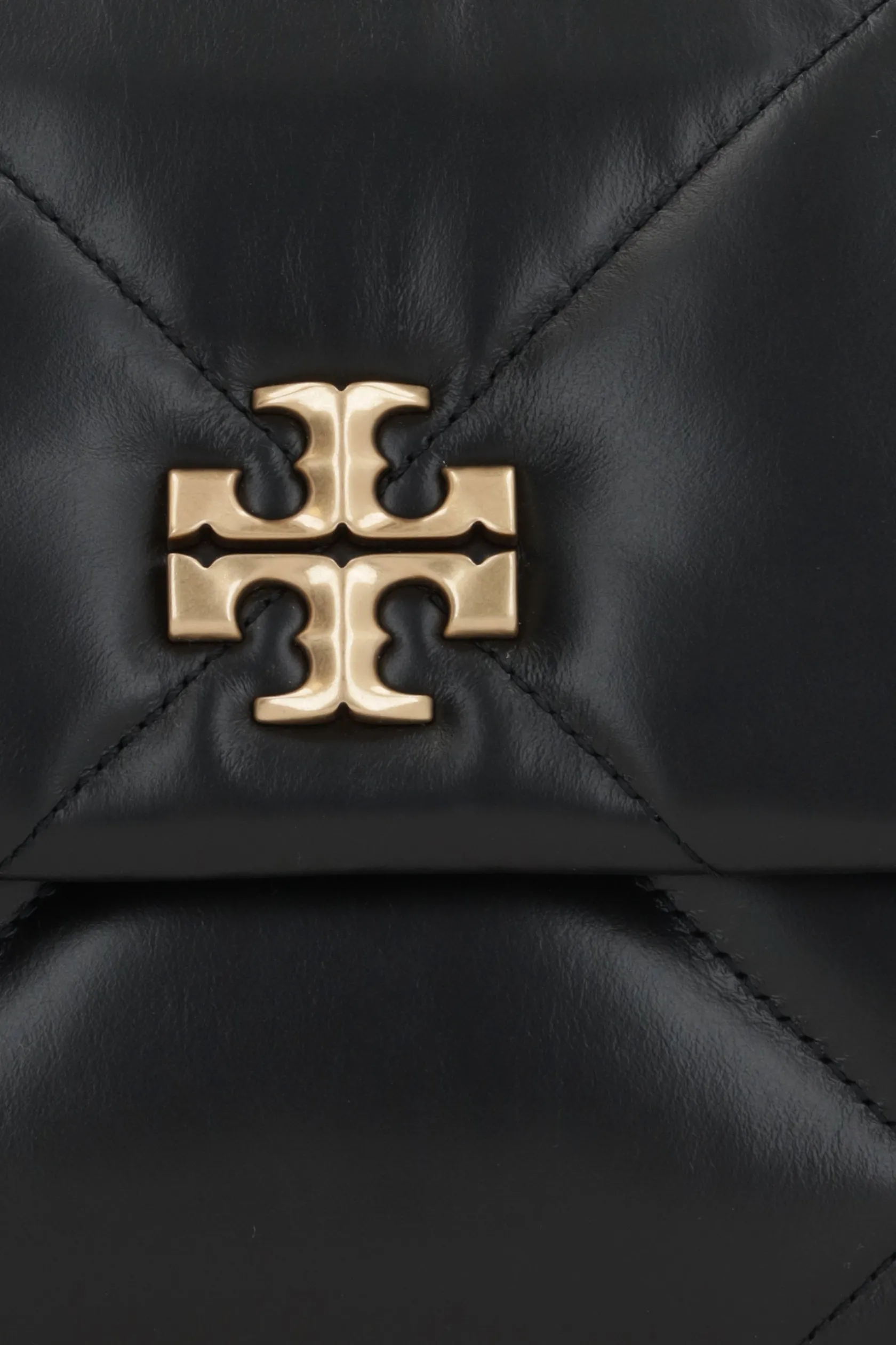 Borse A Tracolla>TORY BURCH borsa a spalla Kira small in pelle matelassé Nero