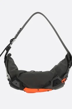 Borse A Tracolla>INNERRAUM borsa a spalla M07 in canvas e gomma Nero