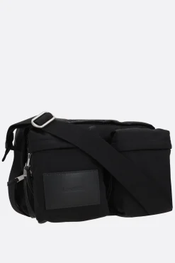 Borse A Tracolla>JIL SANDER borsa a spalla Outdoor in nylon Nero