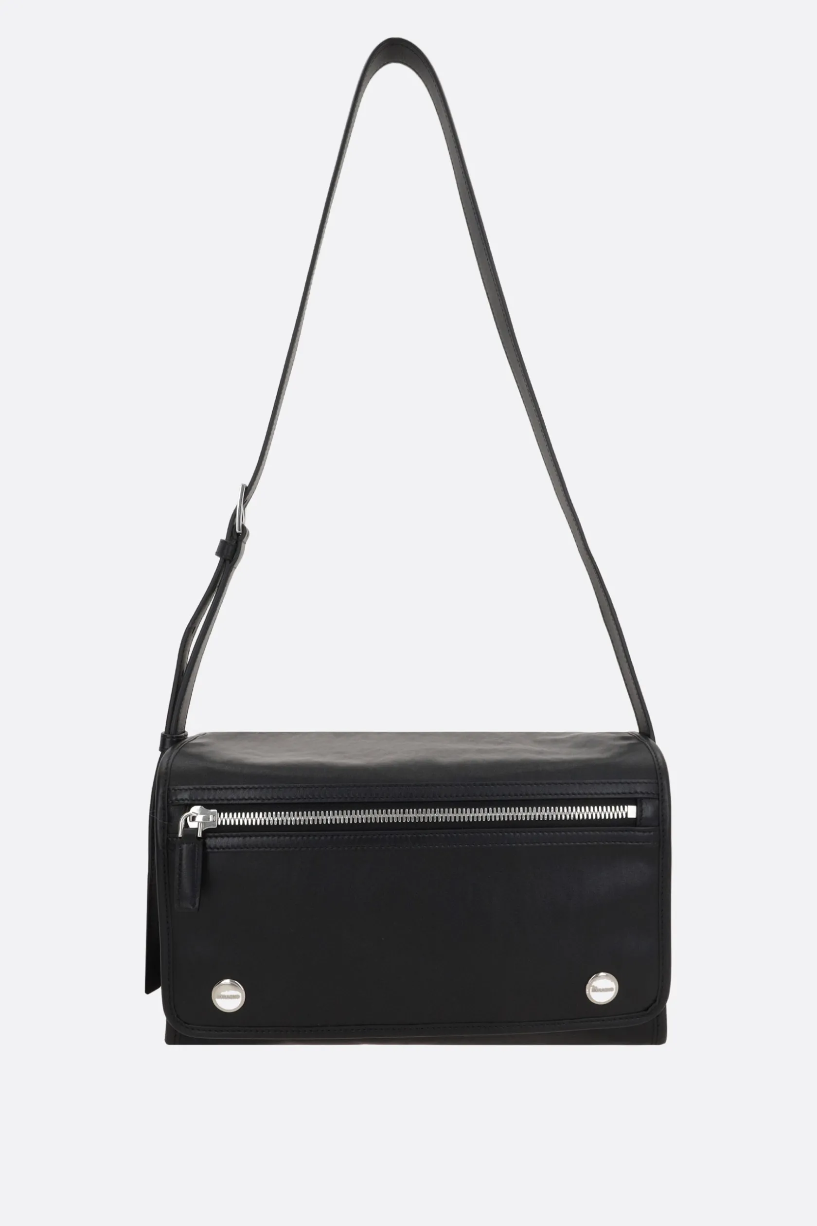 Borse A Tracolla>BORAGNO X 10 CORSO COMO borsa a spalla Remo Flap in nylon riciclato Nero