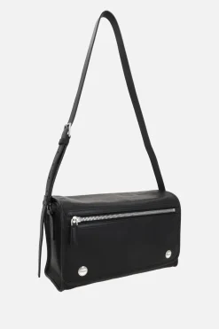 Borse A Tracolla>BORAGNO X 10 CORSO COMO borsa a spalla Remo Flap in nylon riciclato Nero