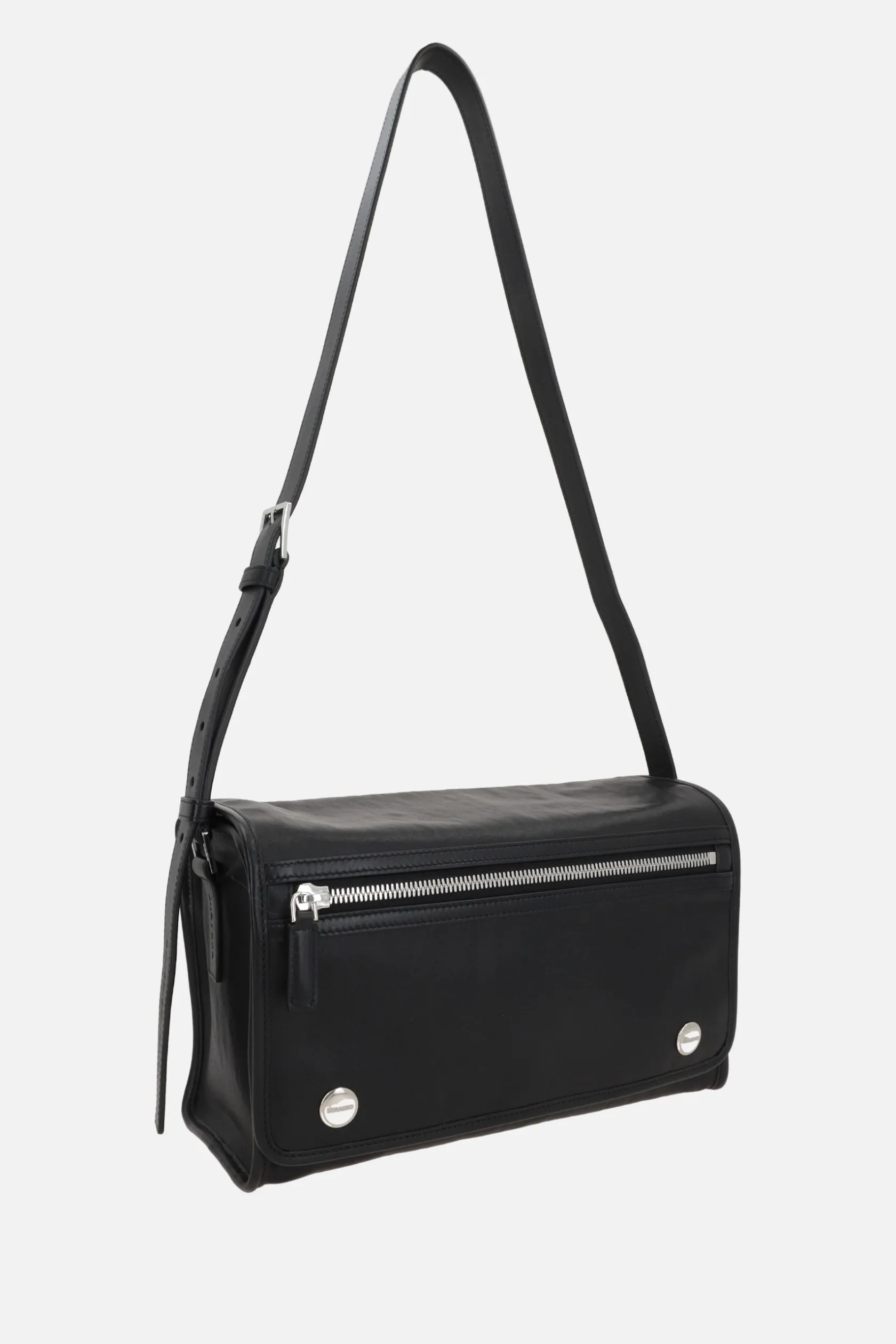 Borse A Tracolla>BORAGNO X 10 CORSO COMO borsa a spalla Remo Flap in nylon riciclato Nero