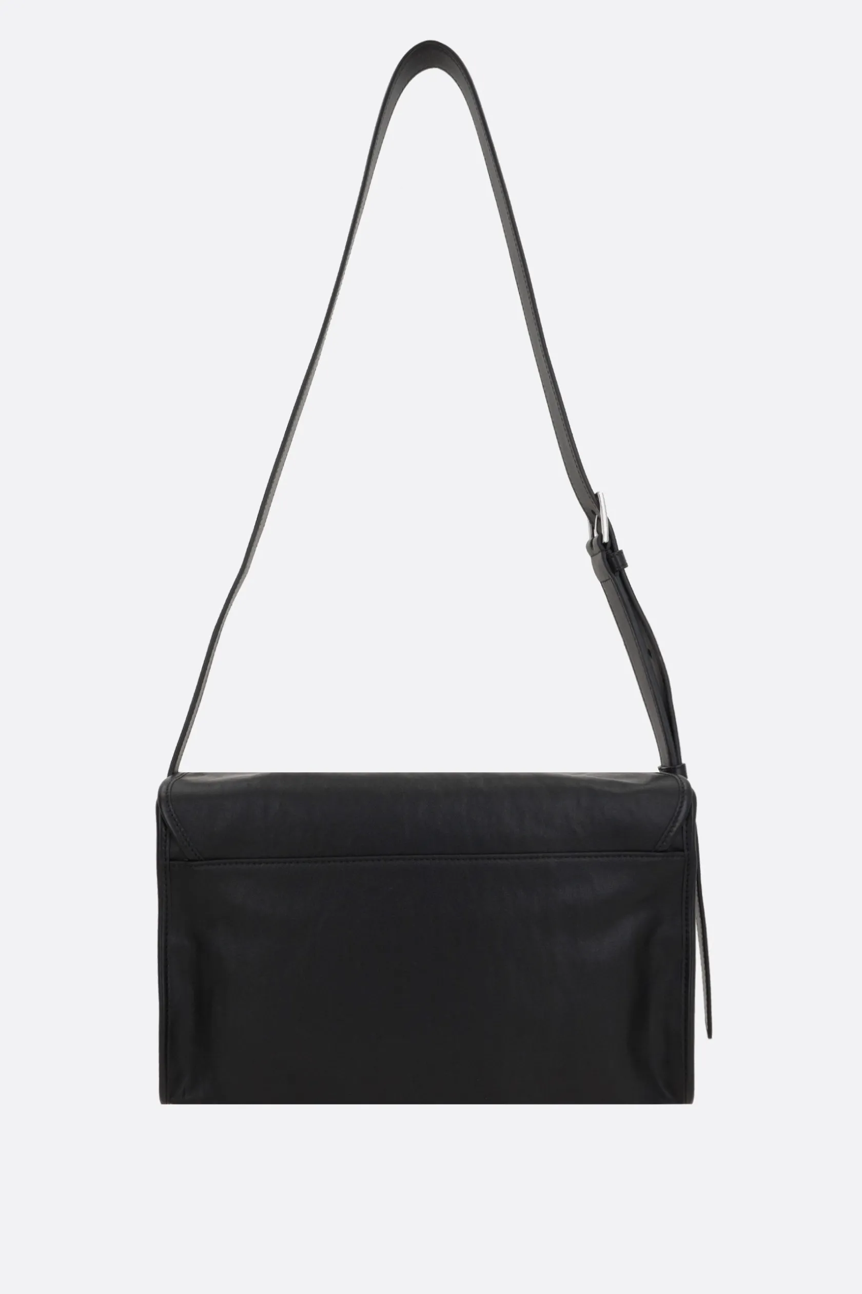 Borse A Tracolla>BORAGNO X 10 CORSO COMO borsa a spalla Remo Flap in nylon riciclato Nero