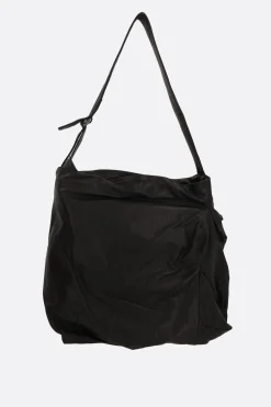 Borse A Tracolla>DISCORD YOHJI YAMAMOTO borsa a spalla Unevenness in pelle liscia Nero