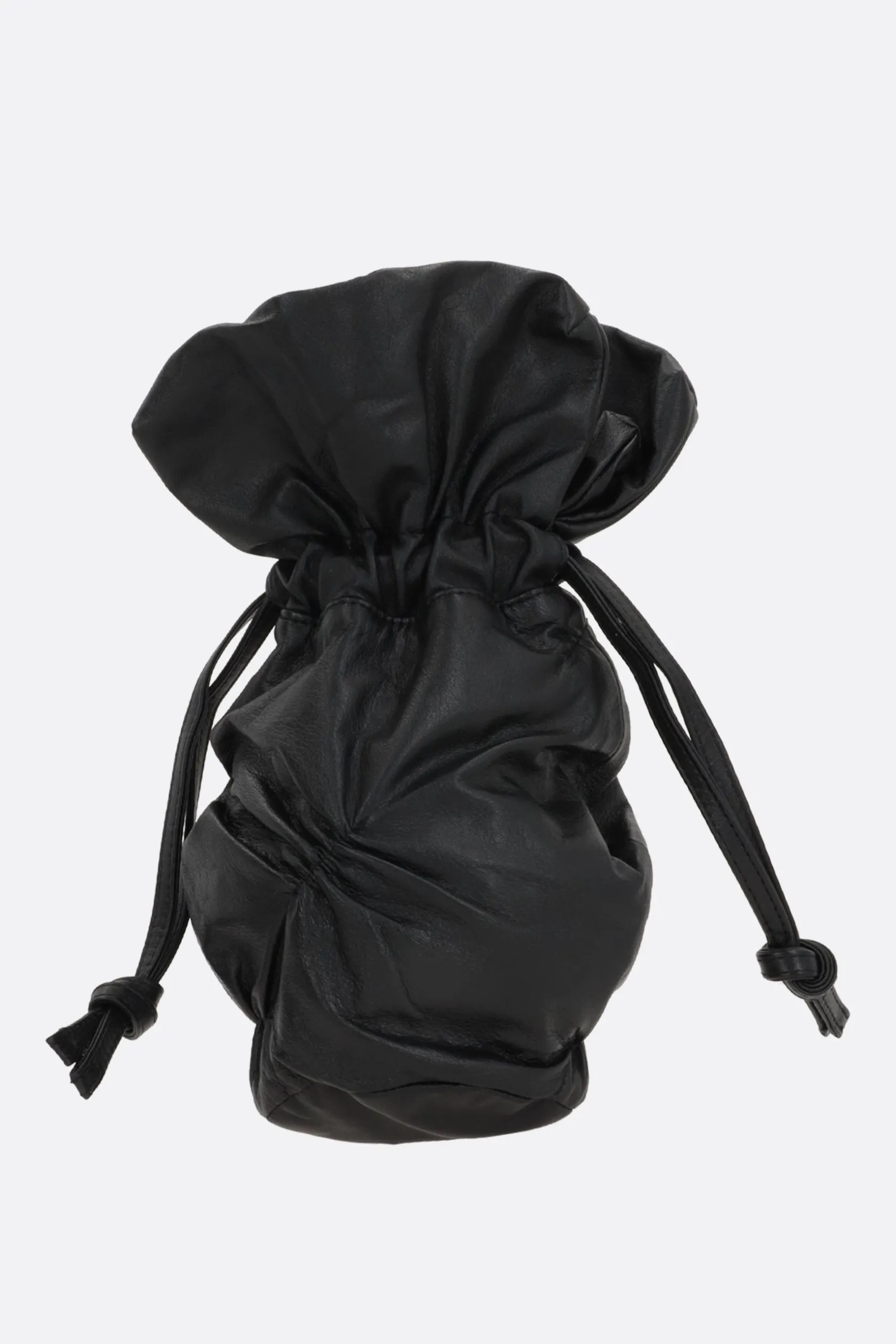 Borse A Mano>DISCORD YOHJI YAMAMOTO borsa a tracolla Ananas in pelle martellata Nero