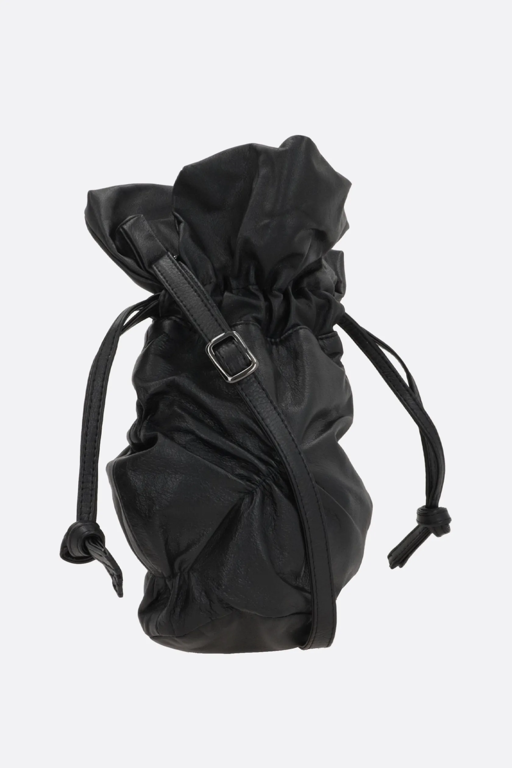 Borse A Mano>DISCORD YOHJI YAMAMOTO borsa a tracolla Ananas in pelle martellata Nero
