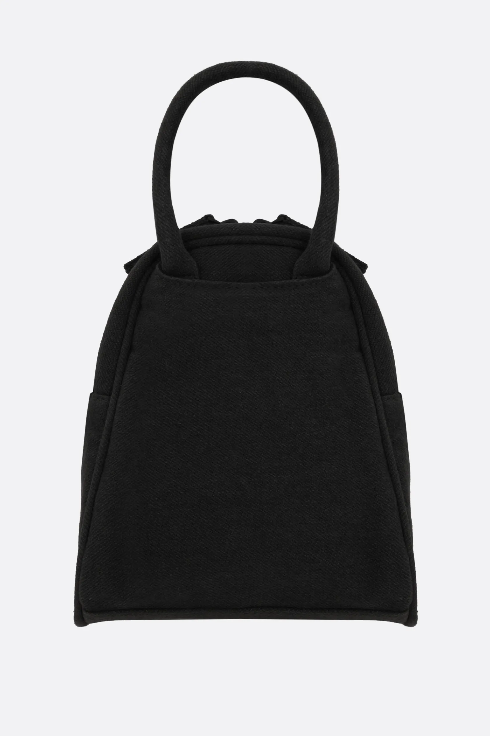 Borse A Tracolla>Y'S borsa a tracolla Boston Type mini in gabardine Nero