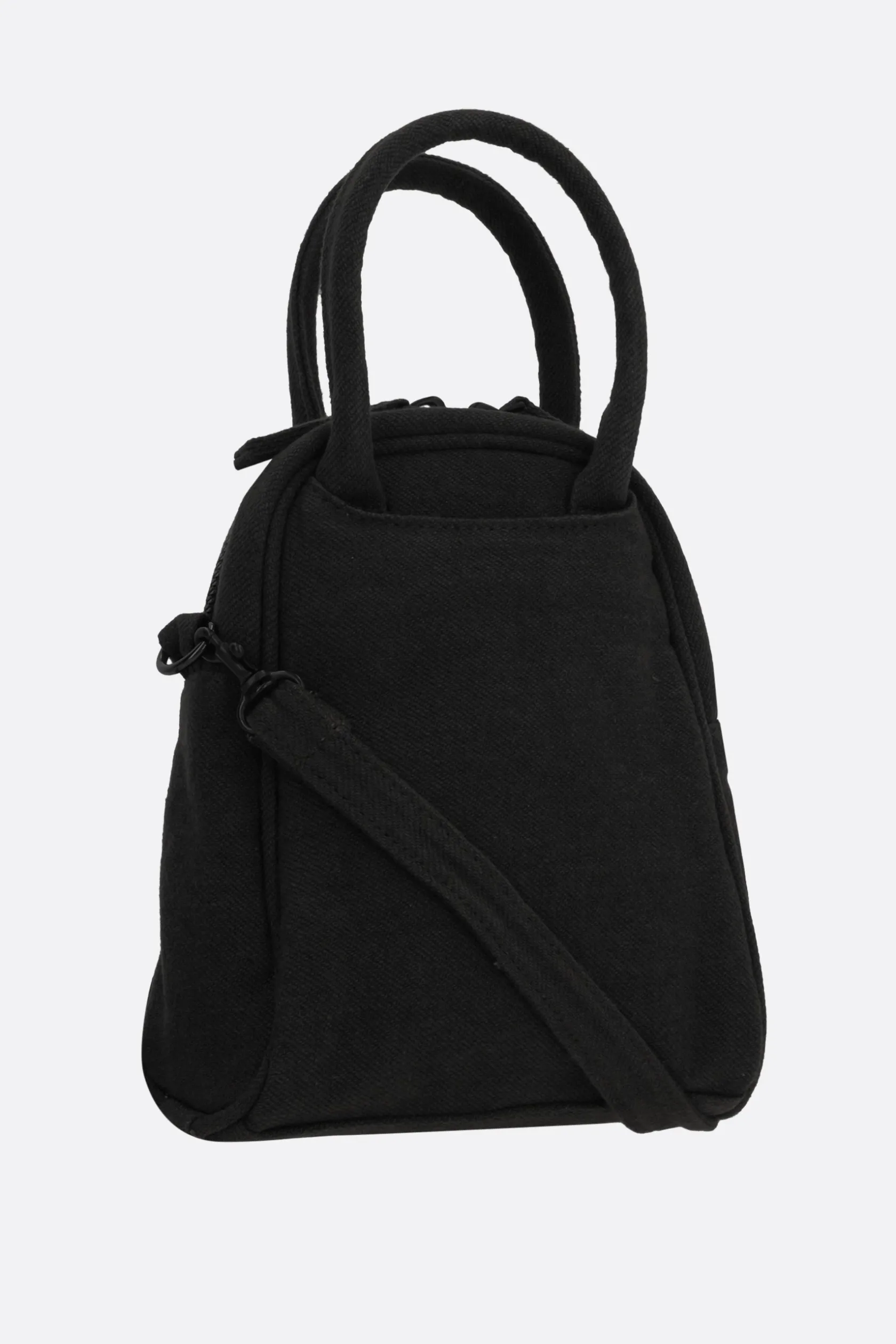 Borse A Tracolla>Y'S borsa a tracolla Boston Type mini in gabardine Nero