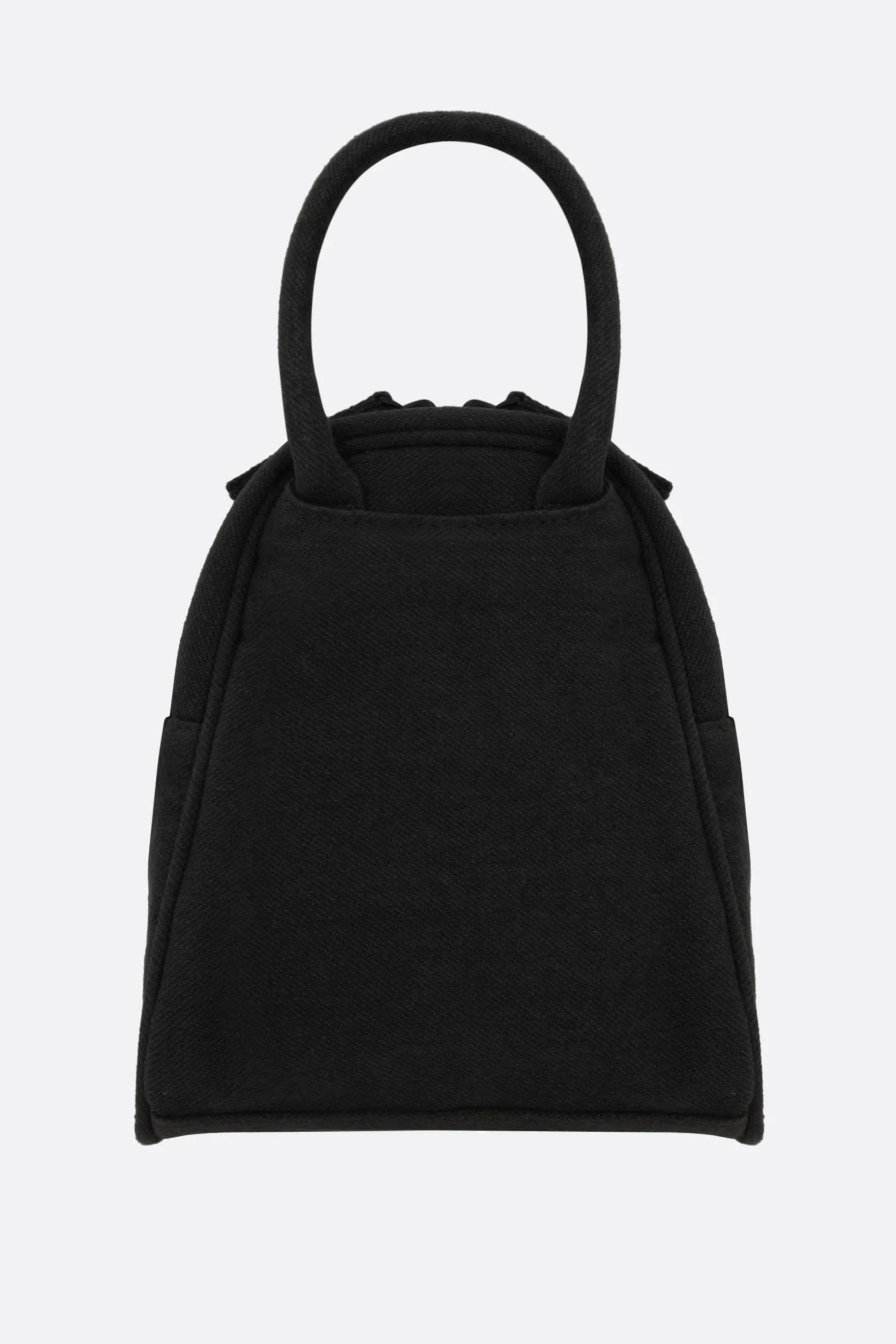 Borse A Tracolla>Y'S borsa a tracolla Boston Type mini in gabardine Nero