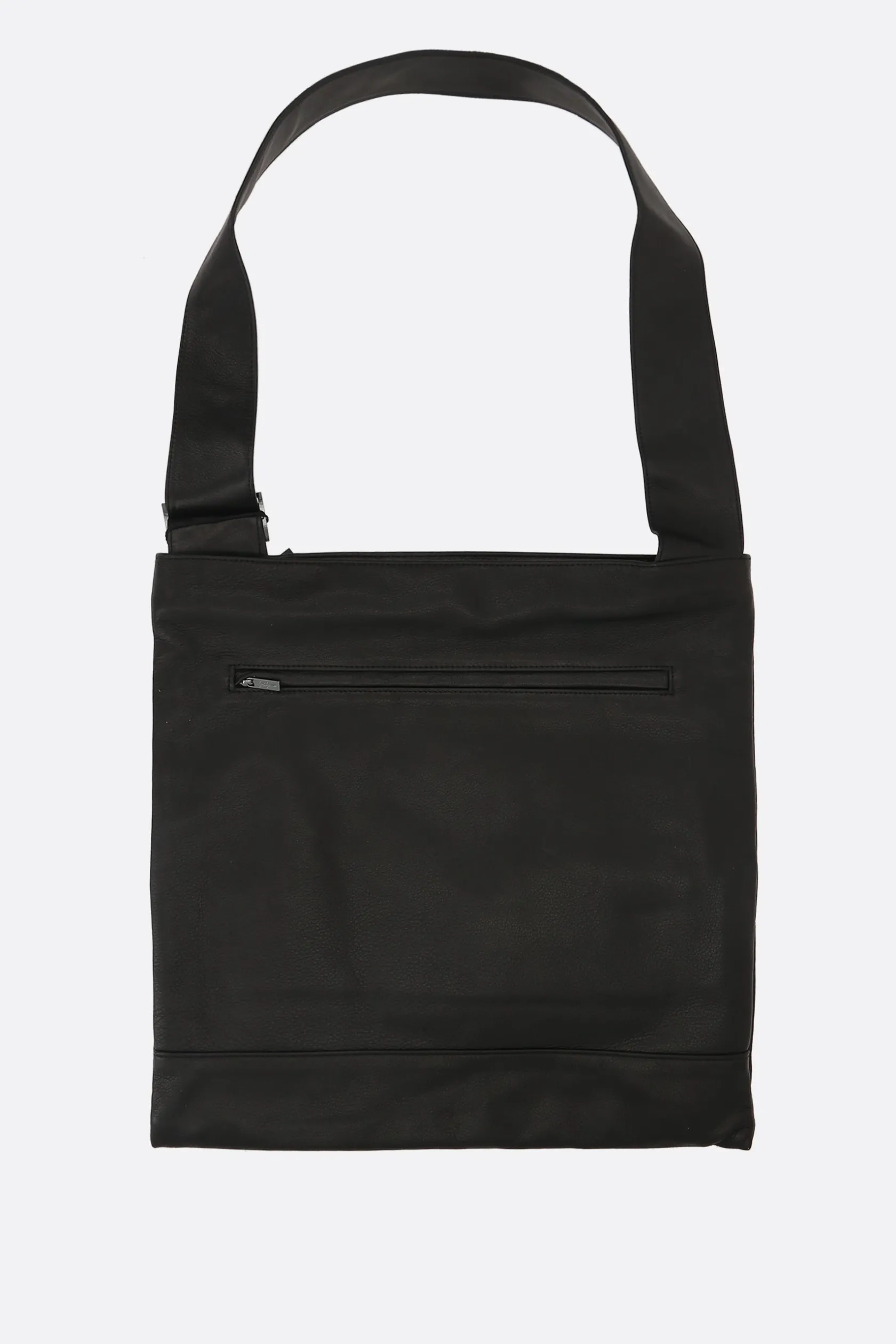 Borse A Tracolla>DISCORD YOHJI YAMAMOTO borsa a tracolla Clasp in pelle martellata Nero