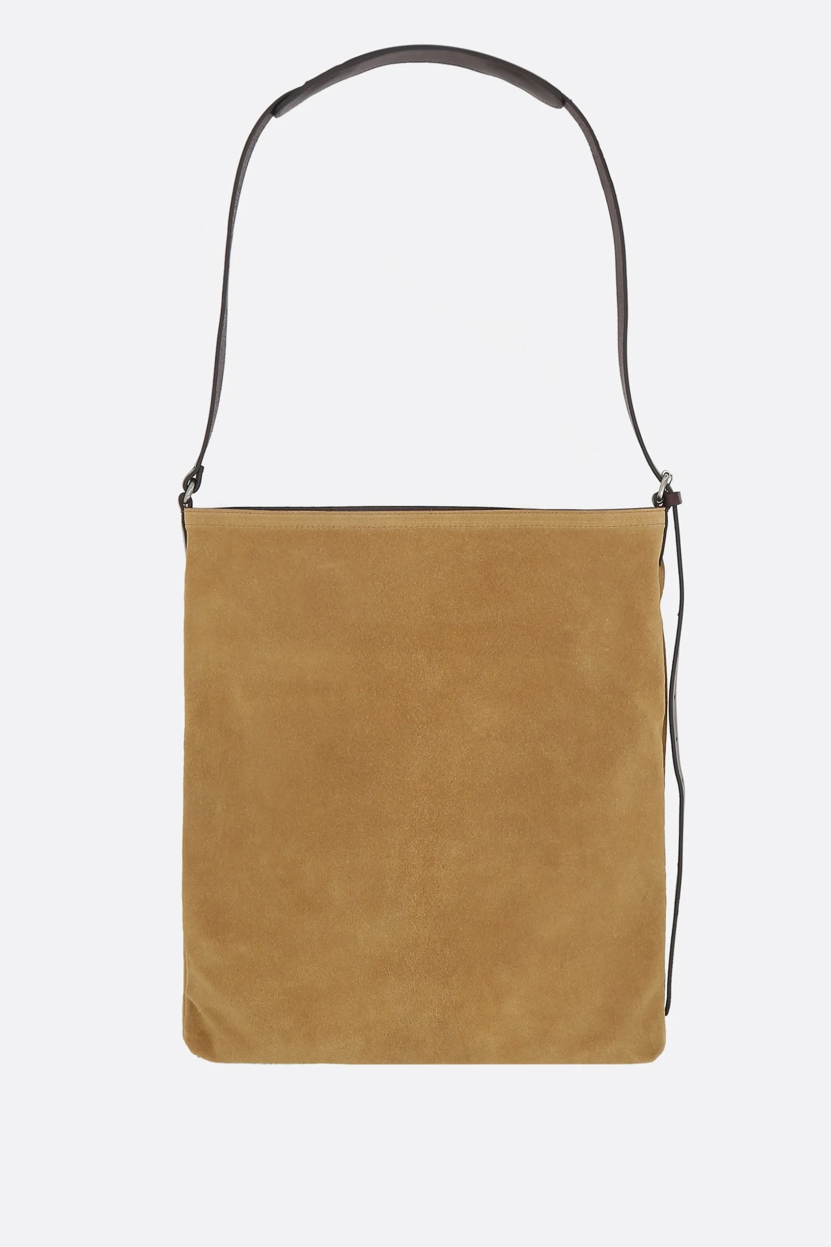 Borse A Tracolla>DRIES VAN NOTEN borsa a tracolla in suede Neutro