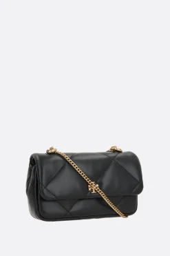 Borse A Tracolla>TORY BURCH borsa a tracolla Kira mini in pelle trapuntata Nero