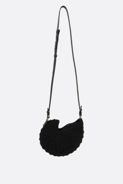 Borse A Tracolla>CHLOÉ borsa a tracolla Sea Treasures all'uncinetto Nero