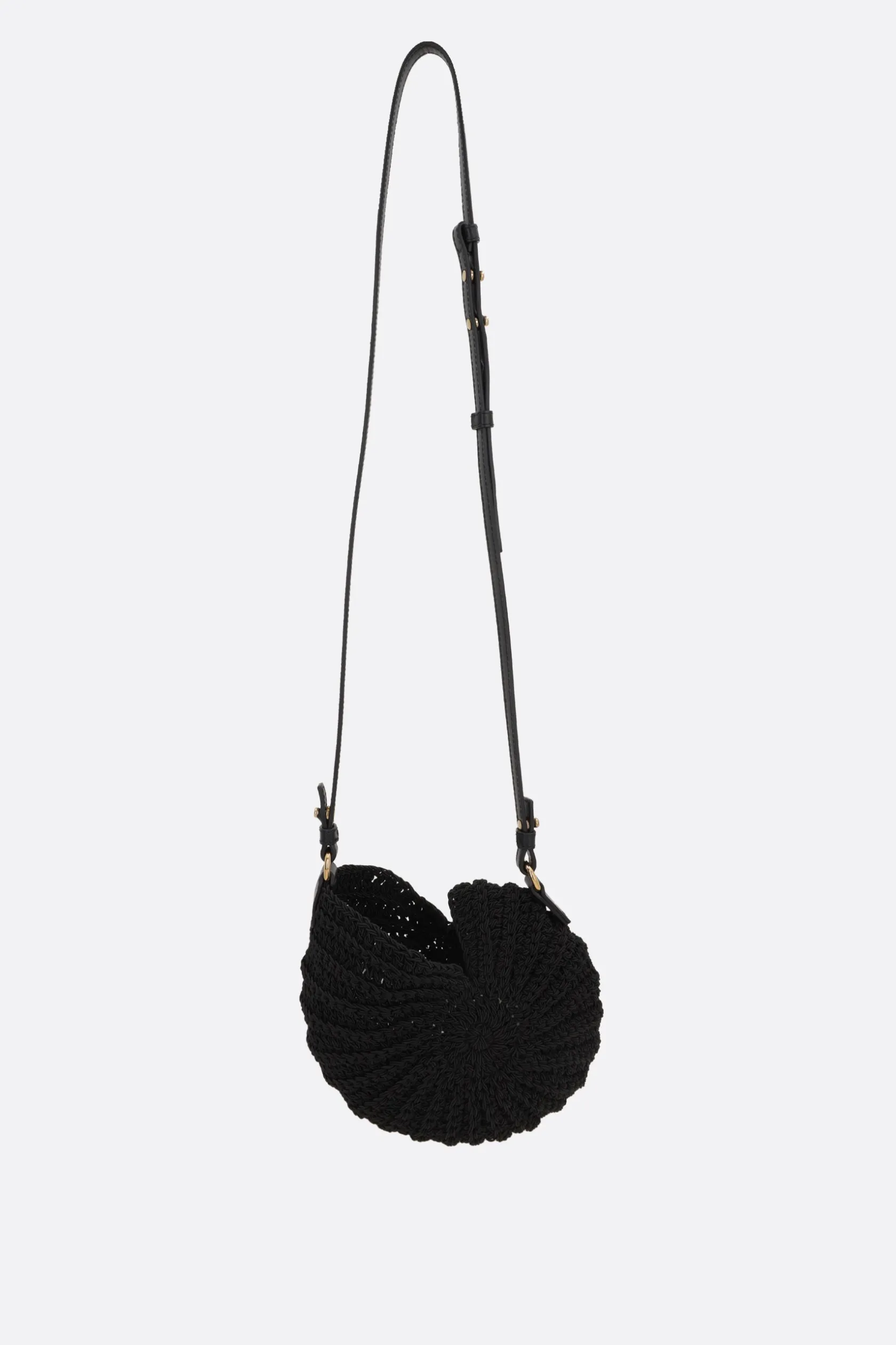 Borse A Tracolla>CHLOÉ borsa a tracolla Sea Treasures all'uncinetto Nero