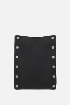 Borse A Tracolla>JIL SANDER borsa a tracolla Tangle small in pelle liscia Nero
