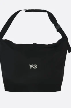 Borse A Tracolla>Y-3 borsa a tracolla in nylon Nero