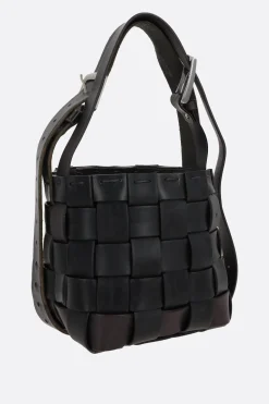 Borse A Tracolla>HODAKOVA borsa Belt Basket small Nero