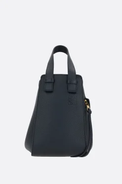 Borse A Mano>LOEWE borsa compatta Hammock in pelle martellata Blu