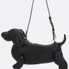 Borse A Tracolla>THOM BROWNE borsa Hector Baguette in pelle Pebble Grain Nero