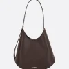 Borse A Tracolla>JIL SANDER borsa hobo Eldorado small in pelle liscia Marrone
