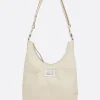 Borse A Tracolla>MAISON MARGIELA borsa hobo Glam Slam small in nappa matelassé Neutro