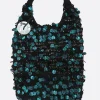 Borse A Mano>JW ANDERSON borsa hobo in rete con paillettes Grigio