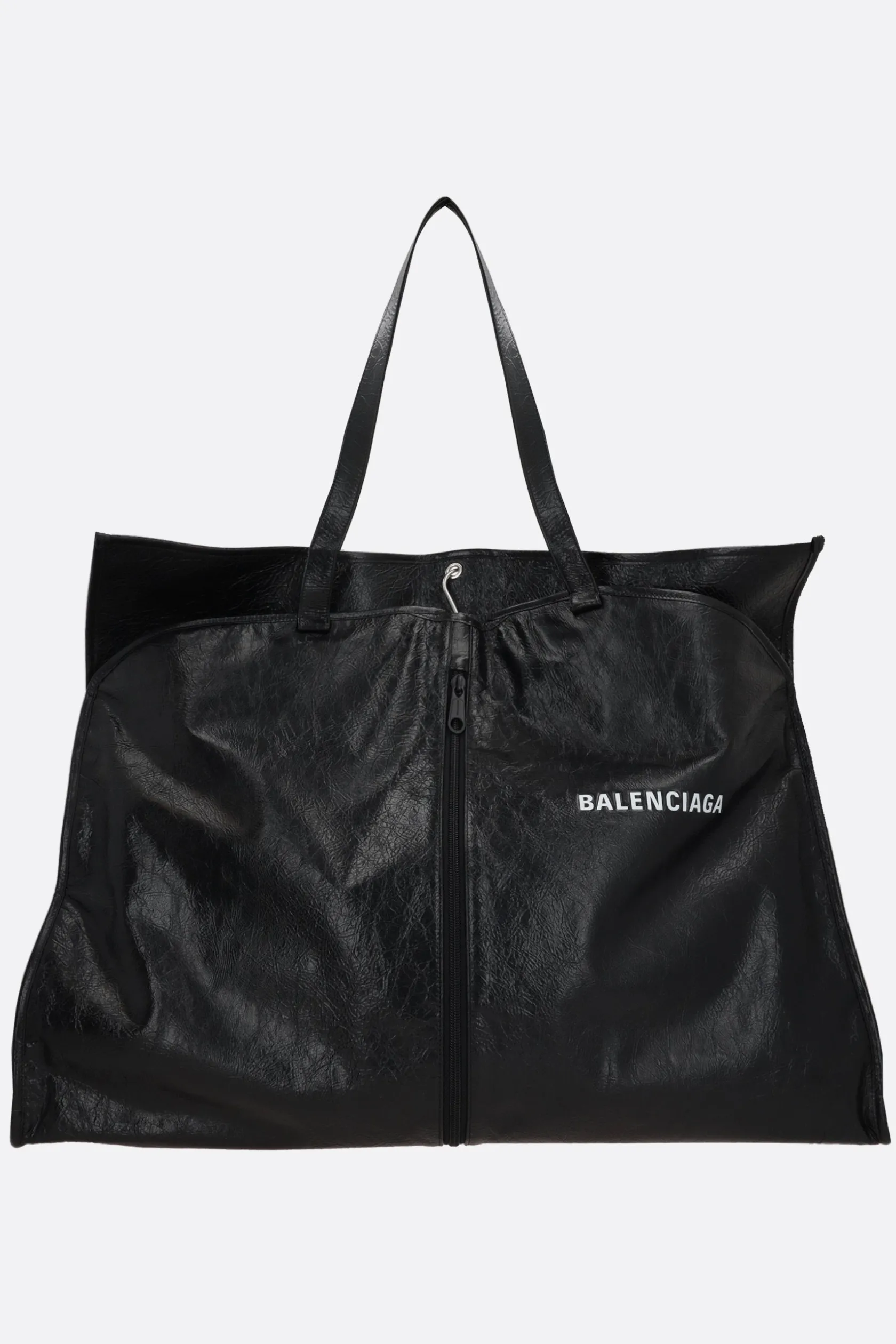 Borse A Mano>BALENCIAGA borsa shopper Porta Abiti in pelle Arena Nero