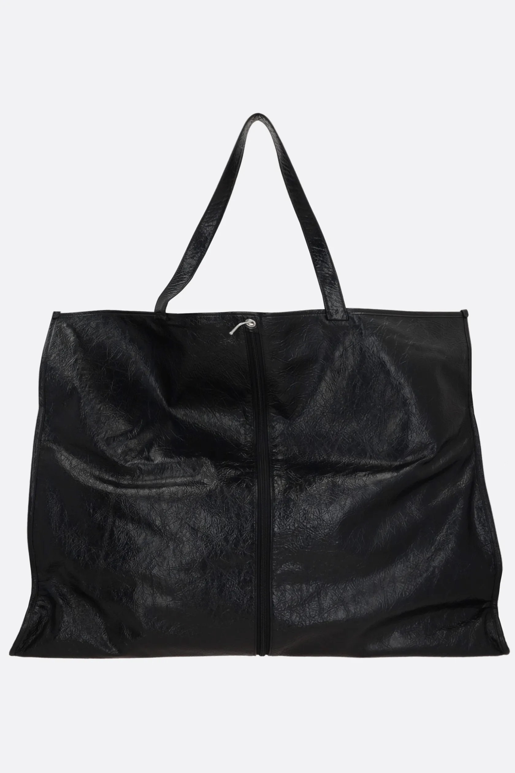 Borse A Mano>BALENCIAGA borsa shopper Porta Abiti in pelle Arena Nero