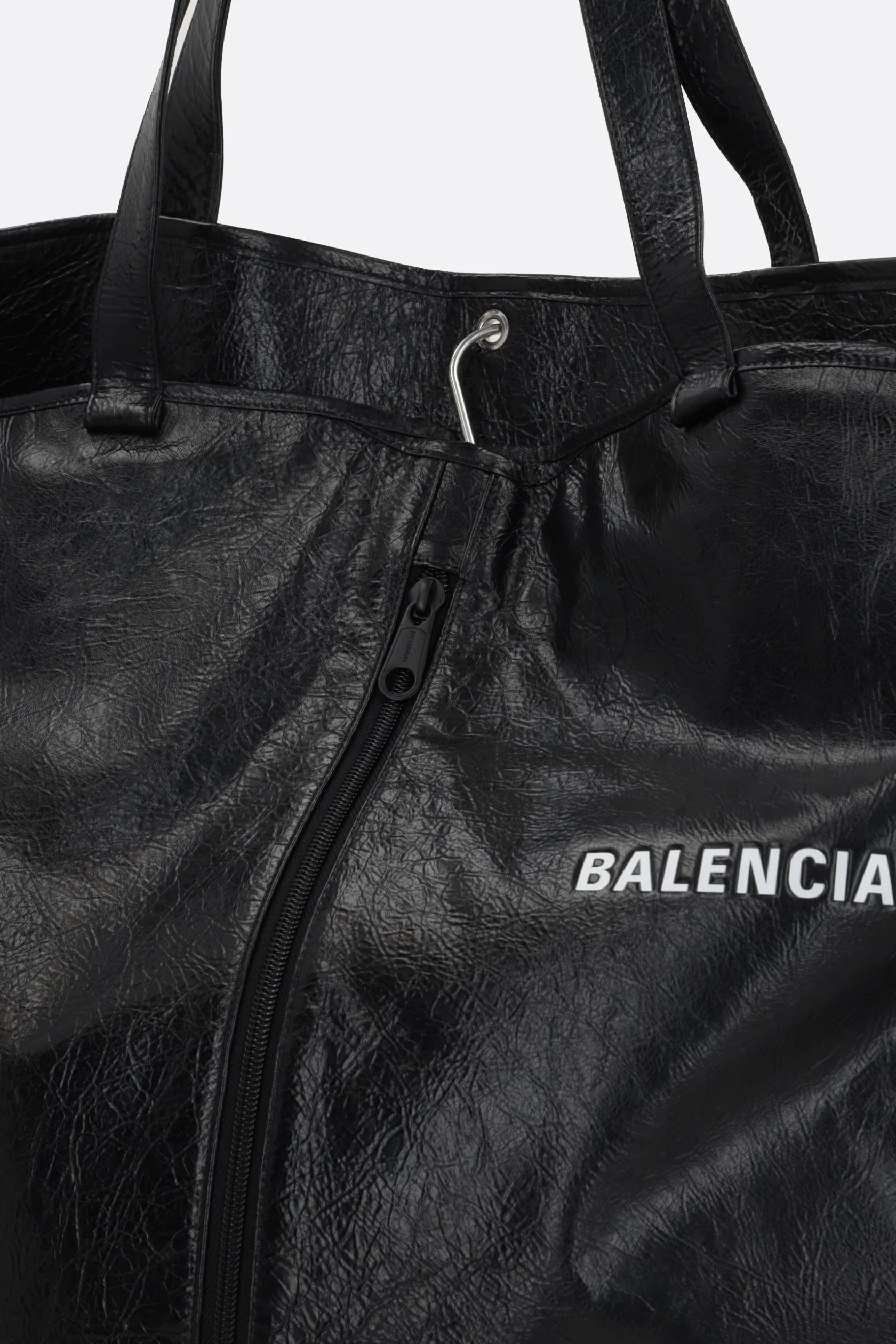 Borse A Mano>BALENCIAGA borsa shopper Porta Abiti in pelle Arena Nero