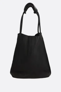 Borse A Mano>GUIDI borsa shopping in pelle liscia Nero