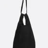 Borse A Mano>GUIDI borsa shopping media in pelle martellata Nero