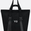 Borse A Mano>Y-3 borsa shopping in nylon Nero